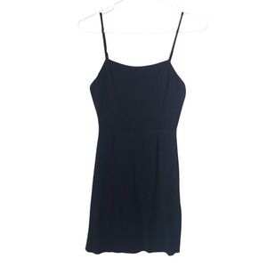 REFORMATION Crawford Mini Dress sleeveless bodycon in black size 4